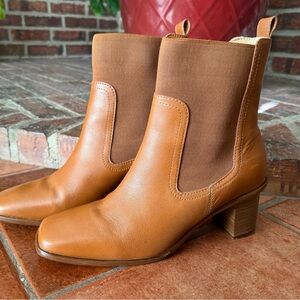 ✨100% Leather✨ Patina Camel Leather Boots